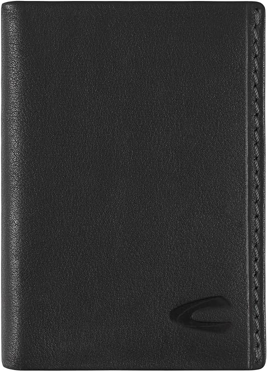 Camel Active Men's Atlanta Card Case with RFID Protection Black S Menswear-S