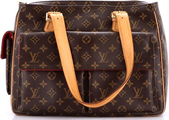 Pre-Loved Multipli Cite Handbag Monogram Canvas, Brown