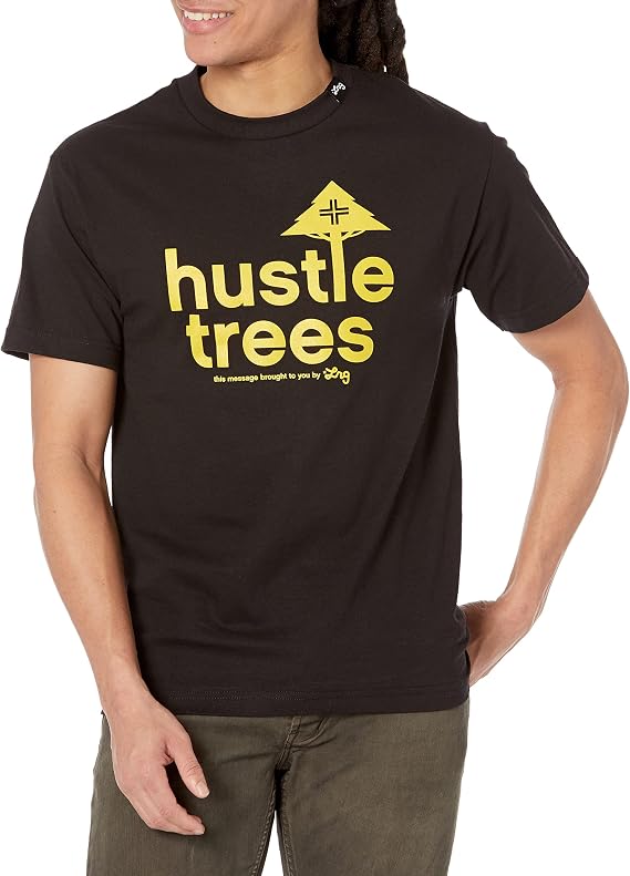 LRG Men's Hustle Tree Logo Design T-Shirt