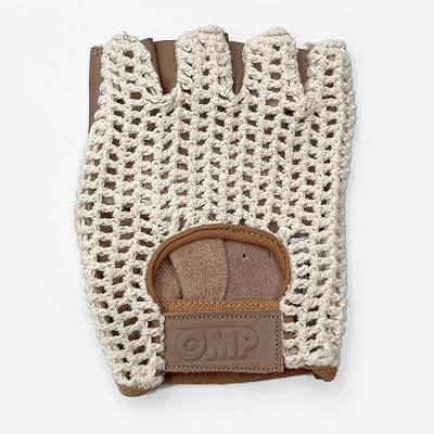 OMP - Tazio Vintage Glove CreamBrown Leather - SizeM IB0-0747-A01-010-M