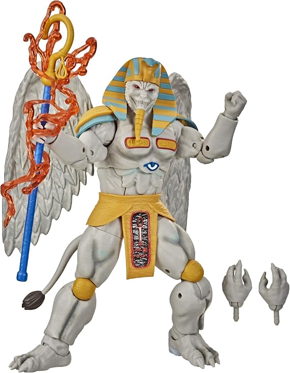 Power Rangers Lightning Collection Monsters Mighty Morphin King Sphinx 8-Inch Premium Collectible Action Figure Toy with Accessories