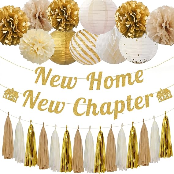 House Warming Decoration Party - 16 Pcs Welcome New Home