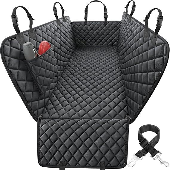 URPOWER Dog Car Seat Cover for Back Seat, 100% Waterproof Hammock for Car