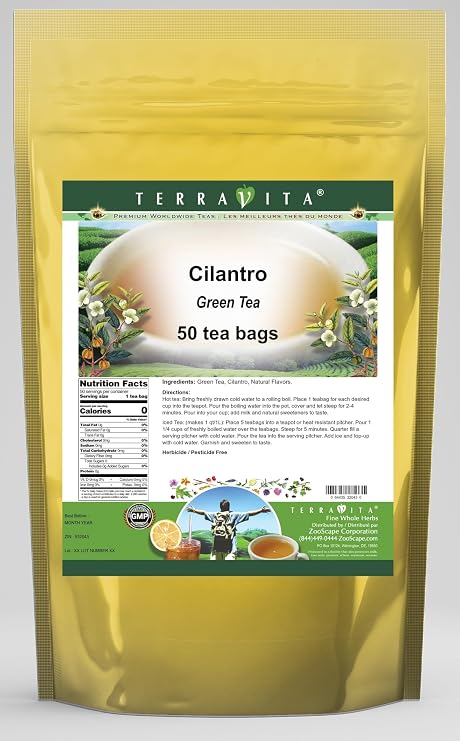 Cilantro Green Tea (50 tea bags, ZIN: 532043)