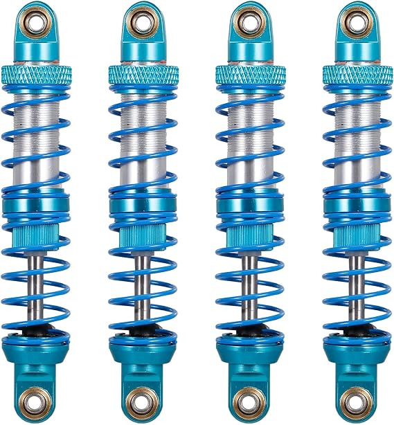 Tsolay 4Pcs Metal Shock Absorber Damper 70mm 80mm 90mm 100mm 110mm 120mm For RC Car Truck Crawler For Tamiya CC01 Modification accessories (Size : 70mm), Tsolay-01