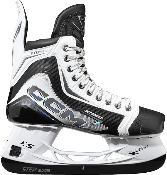 CCM Ice Skates JETSPEED FT8 PRO White Senior
