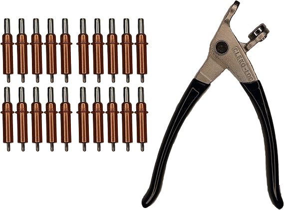 20 each C1/8 Cleco Fasteners (Made in USA) W/Cleco Pliers