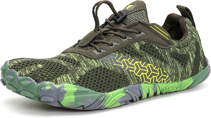 WHITIN Men's Minimalist Trail Running Shoes for Optimal Barefoot Feel W20 | Wide Toe Box, Foot Strength, High-Traction for Daily Walking, Indoor Gym & Outdoor Training