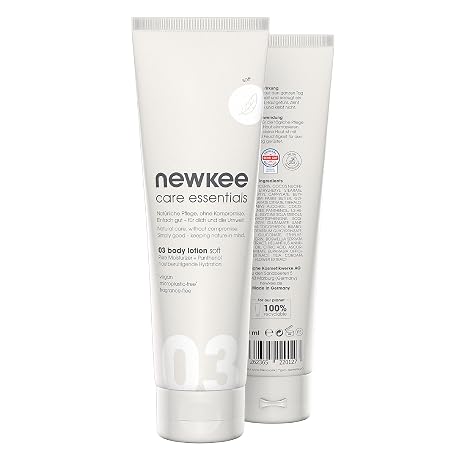 newkee Manuel Neuer and Angelique Kerber Body Lotion Gentle (150 ml) - Firming Body Care for Men and Women