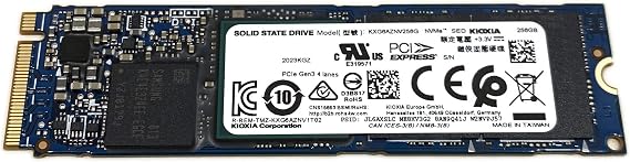 KIOXIA 256GB SSD XG6 M.2 2280 PCIe Gen3 x4 SED Encryption NVMe KXG6AZNV256G Solid State Drive