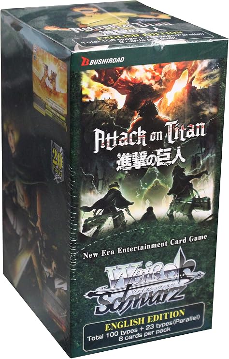 Weiss Schwarz Attack on Titan CCG Volume 2 Booster Box (English Edition)