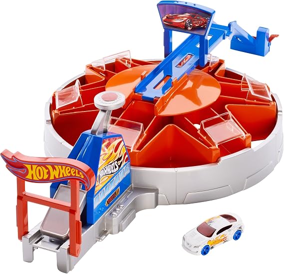 Hot Wheels Mattel Launching Garage Playset