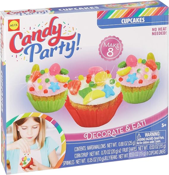 Alex Candy Party Cupcakes Kids Art and Craft Activity