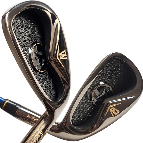 Japan WaZaki Cyclone IIIs Single Iron or Set USGA R A Rules Golf Club,14K Gold Finish,Cyclone III Model