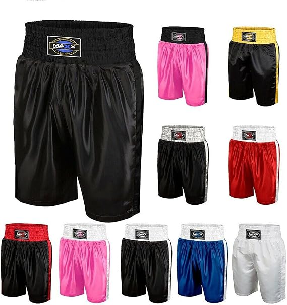 MAXX Men Boxing Fight Shorts MMA Kick Boxing Martial Arts Gear Muay Thai