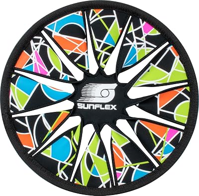 Sunflex Venus Flying Disc - Neoprene Outdoor Water Toy - Waterproof and UV Resistant Frisbee Beach Toy for Kids and Adults of All Ages - Featuring Bright Color Pro Design