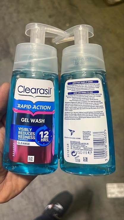 Clearasil Ultra Rapid Action Gel Wash 12 hours
