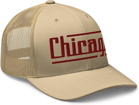 Retro Chicago Trucker Cap Vintage Chicago IL Trucker Hat