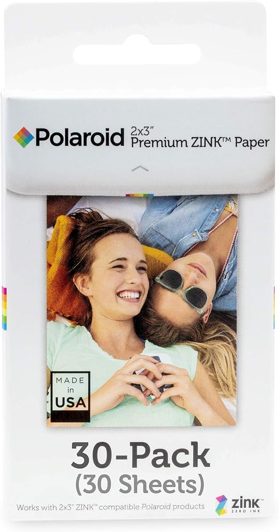 Polaroid 2x3-Inch Premium ZINK Photo Paper for Polaroid Snap / Snap Touch / Z2300 / SocialMatic Instant Cameras / Zip Instant Pr