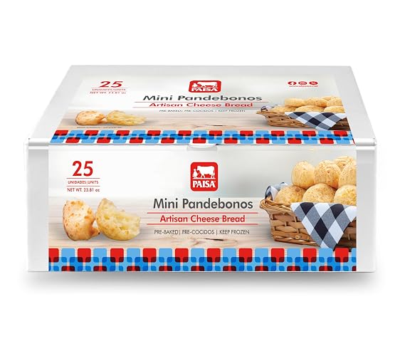 Paisa Mini Pandebono 2 pack - 25 units each Total 50 units