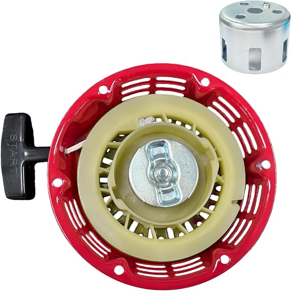 Pull Start Assembly for GX120 GX160 GX140 5.5HP 6.5HP Engine, Pull Cord Assembly with Starter Cup Pull Start Replacement Parts Recoil Starter Kit