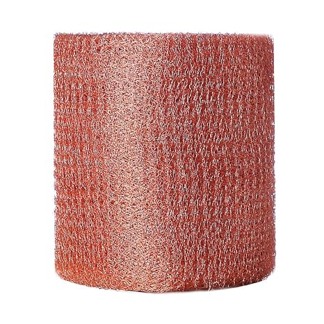 SOTEE Copper Mesh - 5 Inch x 100 Ft, Ideal for Distilling, Double Layer Fill Fabric DIY Kit, Perfect Hole Filler, Pure 100% Copper