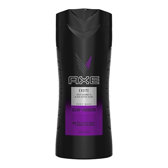 Axe Body Wash, Excite, 16 fl oz (One Pack)