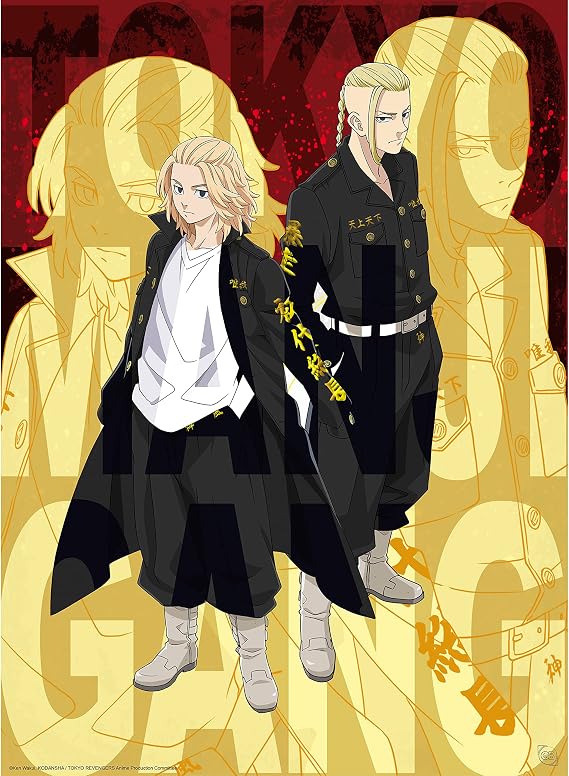 ABYSTYLE Poster Tokyo Revengers Mikey and Draken 38 x 52 cm