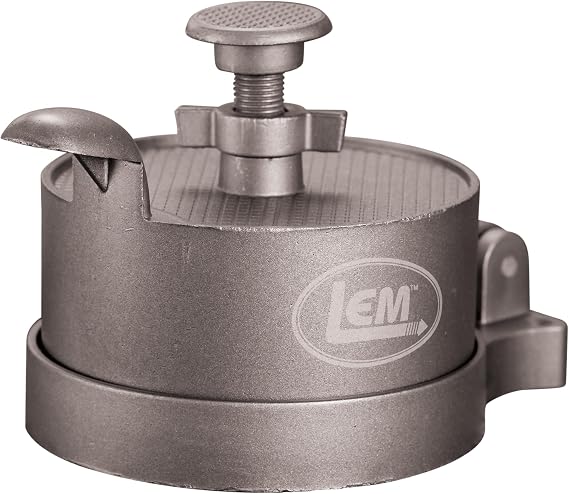 LEM Products Adjustable Burger Press, Non-Stick, Heavy-Duty Aluminum