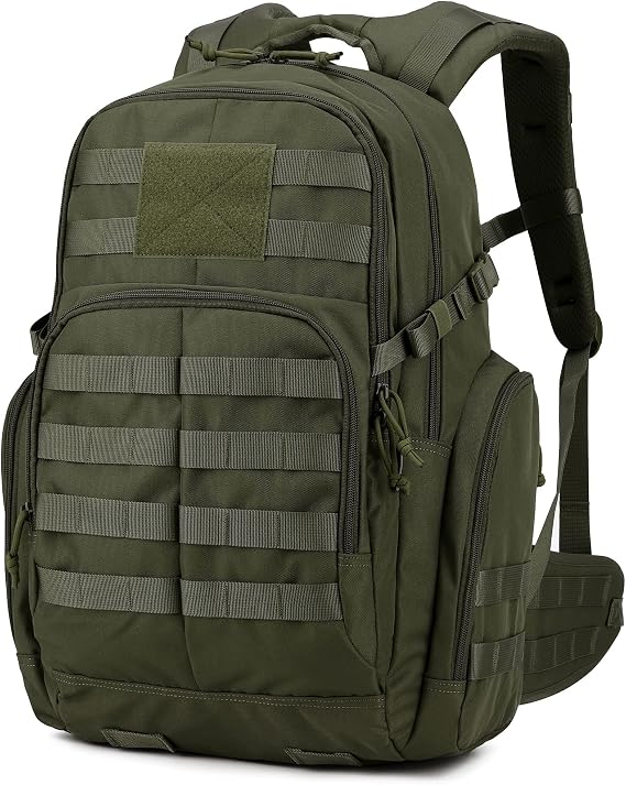 Mardingtop 40L Military Tactical Backpack Practical Rucksack for Men with Molle System Outdoor Hiking Backpack Army Backpack for Hiking, Traveling, Mountaining
