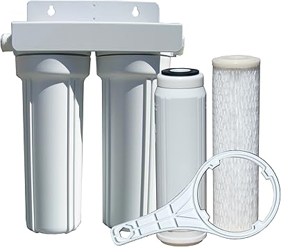 FLOW/PURWATT Watts 520022 RV/Boat Duo Exterior Water Filter with Garden Hose Fittings