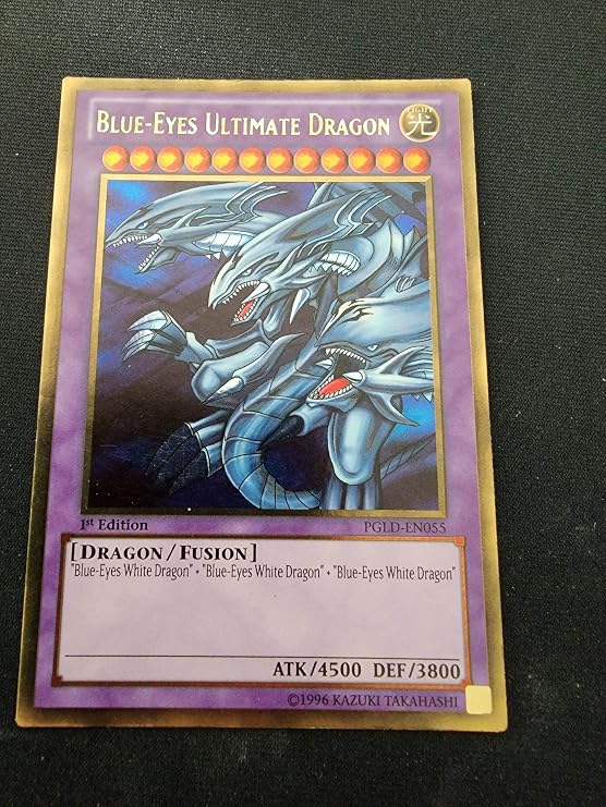 Blue-Eyes Ultimate Dragon - PGLD-EN055 - Premium Gold - 1st Edition