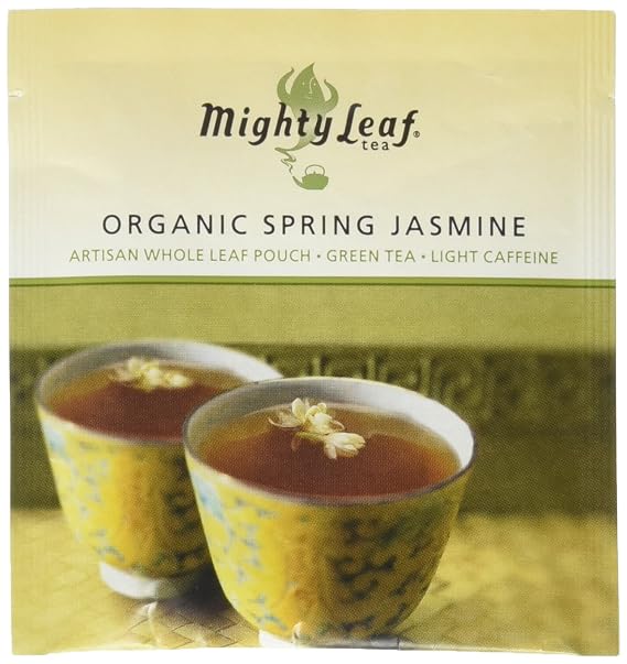 Mighty Leaf Organic Spring Jasmine - (100 Foil Wrapped Tea Pouches)