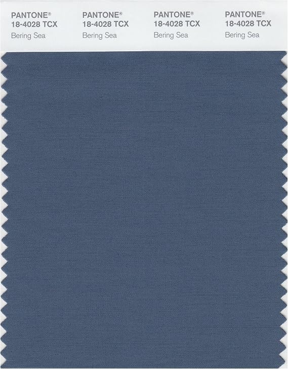 Pantone 18-4028 TCX Smart Color Swatch Card, Bering Sea