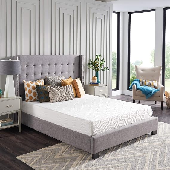 Sealy 8 Inch Queen Size Foam Bed in a Box, Multiple Layers of Foam Help Support Sleep at Night, Firm Feel and CertiPur-US Certified, King