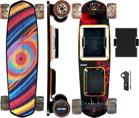 S3/Pixel/Mini Electric Skateboard, Full-Screen Deck & Swap-Battery