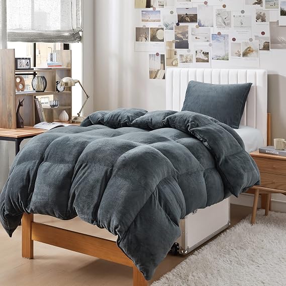 Byourbed Boi He Thick - Coma Inducer Twin XL Comforter Set - Moss Gray