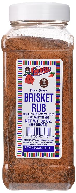 Bolner's Fiesta Extra Fancy Brisket Rub, 32 oz.