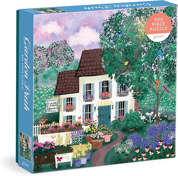 Galison - Garden Path 500 Piece Jigsaw Puzzle for Adults