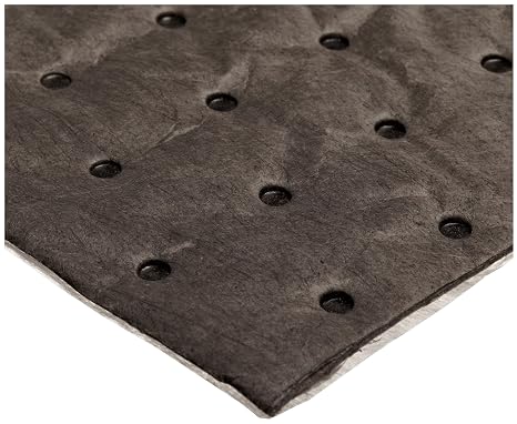 Oil-Dri L90907 15" W x 19" L Universal Heavy Weight Bonded Perforated Pads (50 Mats/Box)