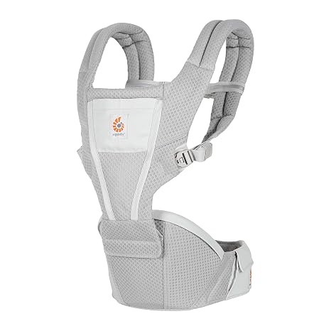Ergobaby Alta Hip Seat Baby Carrier with Baby Hip Seat for Babies and Toddlers from 4 Months (5.5 kg - 20.4 kg) Hip Seat Carrier with SoftFlex Mesh