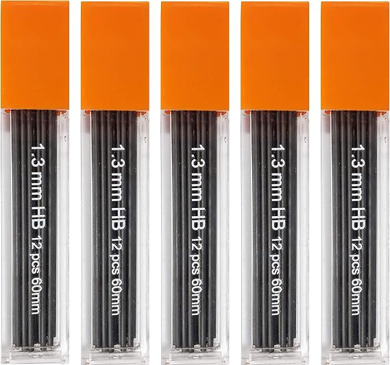 Mechanical Pencil Lead Refills - QTS (HB 1.3 mm)
