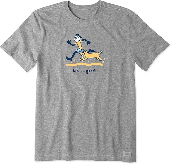 Life is Good. Mens Crusher Tee Jake & Rocket Beach