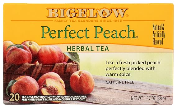 Bigelow Perfect Peach Tea Bags, 20 ct