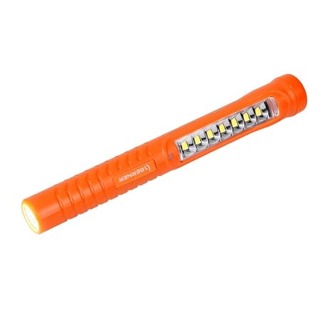 Berner 7 + 1 LED Workshop Pen Light Including Micro-USB Mains Charger