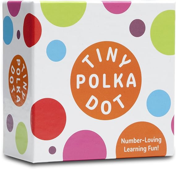 Tiny Polka Dot - the Math-Enriched Card Deck for Kids Ages 38 | Includes 16 Games that Playfully Teach Counting, Arithmetic & Logic | Early Math Learning Game for 1-6 Players