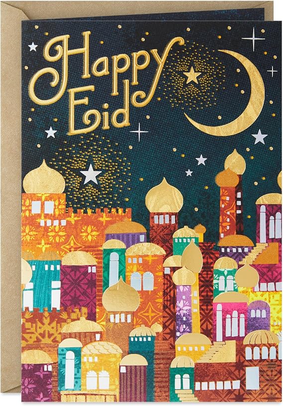 Hallmark Golden Thread Eid al-Fitr Greeting Card (Happy Eid)