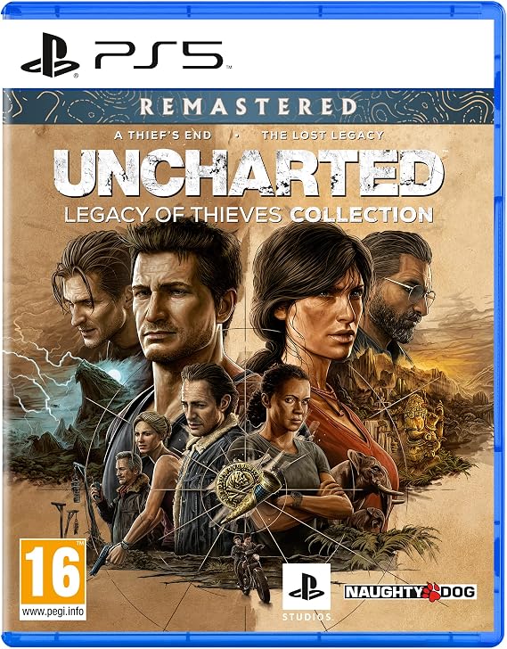 PlayStation Uncharted: Legacy of Thieves (Remastered Collection) for PS5 (100% uncut version) (German packaging)
