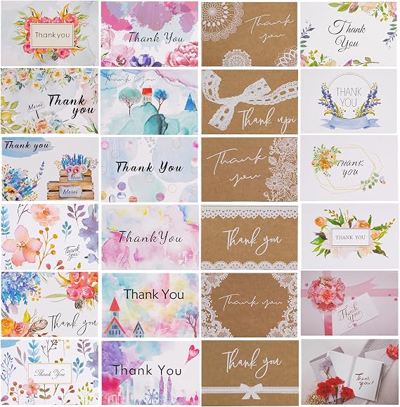 Golcellia 36 Pack Happy Birthday Cards Greeting Cards, Blank Greeting Cards and Envelopes 4.44 X 3.14 Inch Assortment in Bulk for Family, Business, Friends, Thinking of You, Work & Office Celebrations
