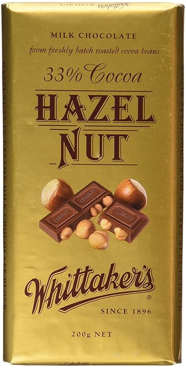 Whittaker's Chocolate Block 200g (Made in New Zealand) (Hazel Nut)
